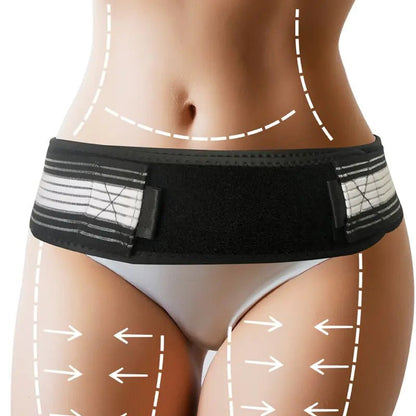 Joint Hip Belt Lower Back Support - Black Length 109cm