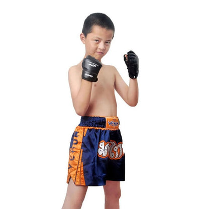 Children Karate Boxing Gloves - Black Extra Small 3 - 6 Years