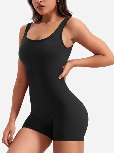 Fitness Jumsuits Sportswear - Black Large