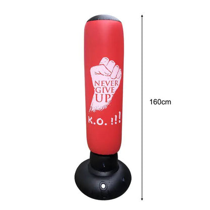 Inflatable Boxing Bag - 1.6m Red B