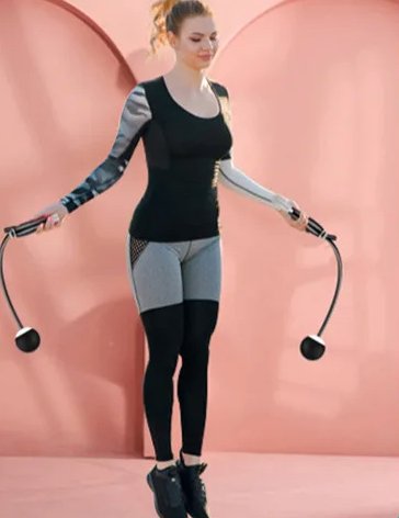 Wireless Skipping Rope to lose weight - Pink