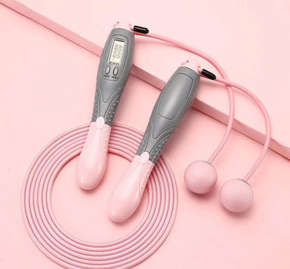 Wireless Skipping Rope to lose weight - Pink