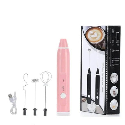 Electric Hand Mixer - 3 In 1 Pink