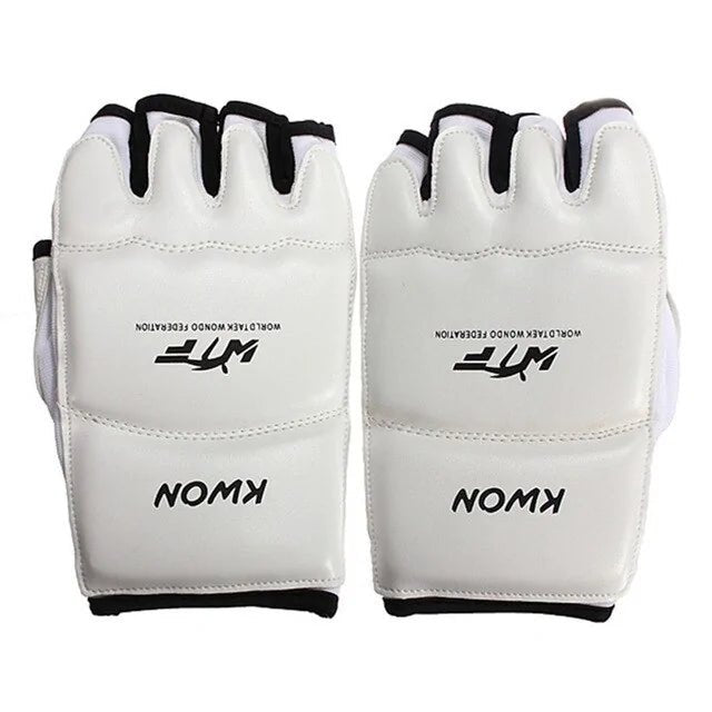 Children Karate Boxing Gloves - White Extra Small 3 - 6 Years