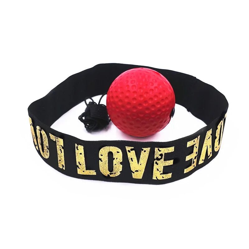 Head - mounted Punch ball - Red