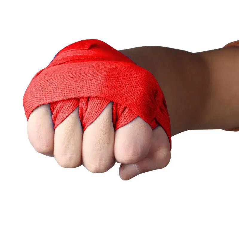 Training Boxing Bandages In Cotton - Red 2.5 Meters