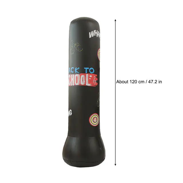 Inflatable Boxing Bag - 1.2m Black E