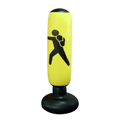 Inflatable Boxing Bag - 1.6m Yellow D