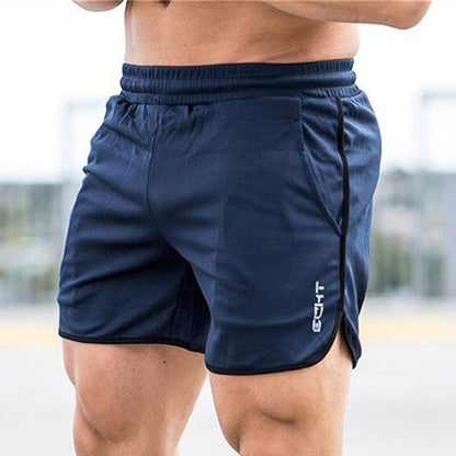 Men Gym Shorts - Navy Blue M