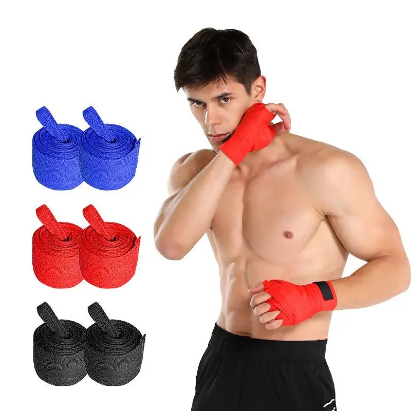 Training Boxing Bandages In Cotton - Red 2.5 Meters