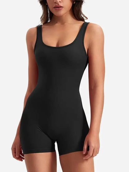 Fitness Jumsuits Sportswear - Black Small