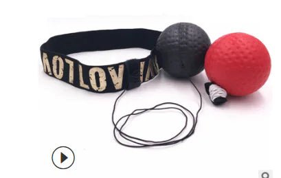 Head - mounted Punch ball - Black & Red