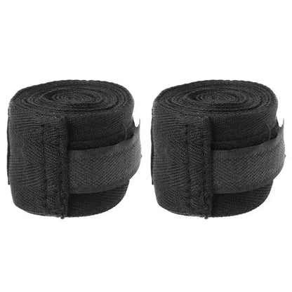 Training Boxing Bandages In Cotton - Black 2.5 Meters